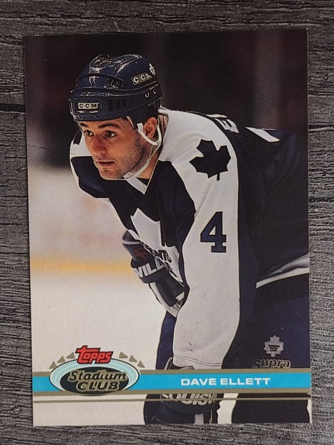 1991-92 Stadium Club #274 Dave Ellett