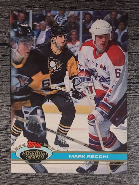 1991-92 Stadium Club #256 Mark Recchi