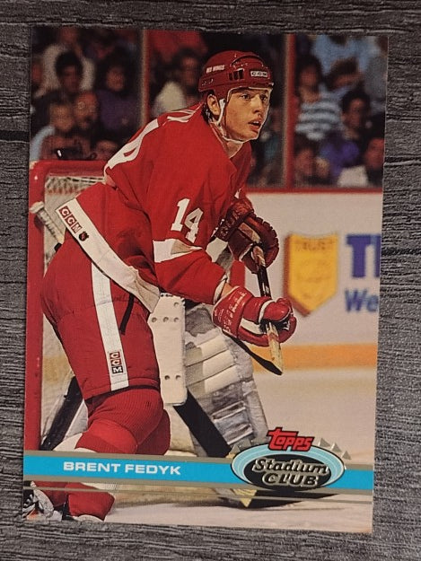 1991-92 Stadium Club #238 Brent Fedyk