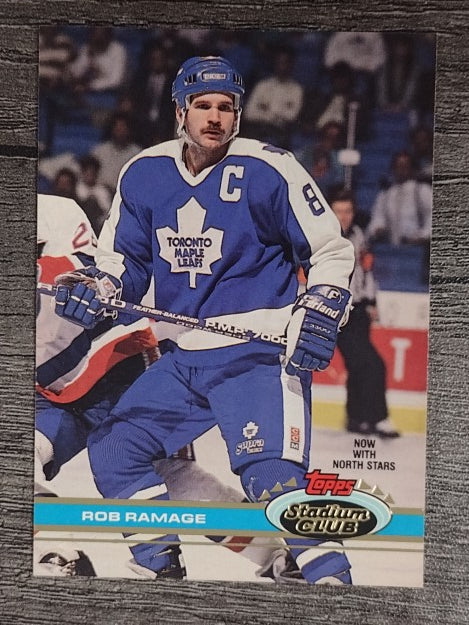 1991-92 Stadium Club #239 Rob Ramage