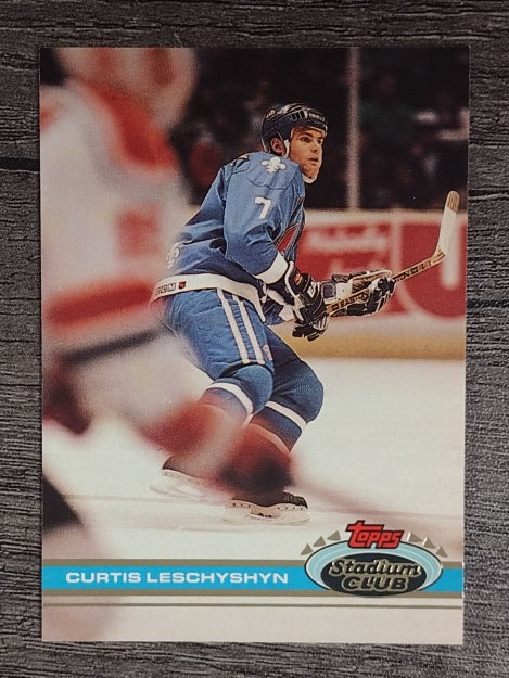 1991-92 Stadium Club #156 Curtis Leschyshyn