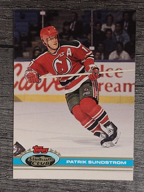 1991-92 Stadium Club #229 Patrik Sundstrom