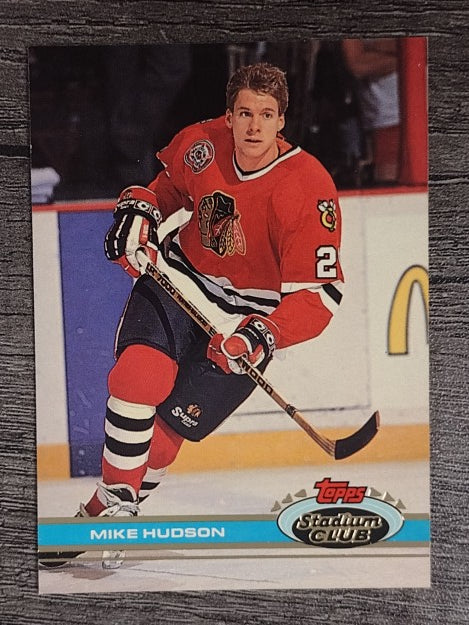 1991-92 Stadium Club #22 Mike Hudson