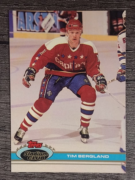 1991-92 Stadium Club #351 Tim Bergland