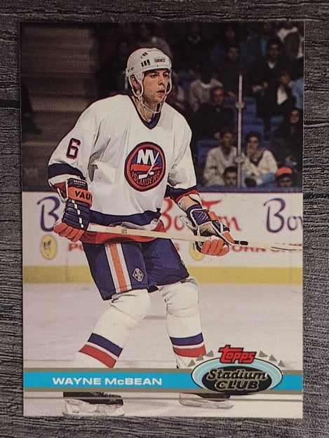 1991-92 Stadium Club #353 Wayne McBean