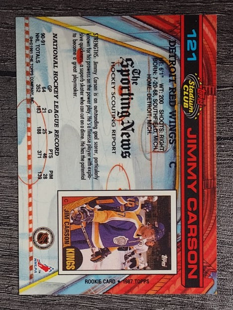 1991-92 Stadium Club #121 Jimmy Carson