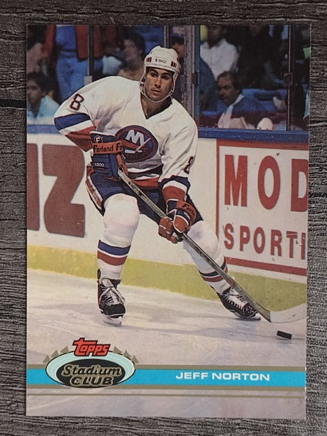 1991-92 Stadium Club #98 Jeff Norton