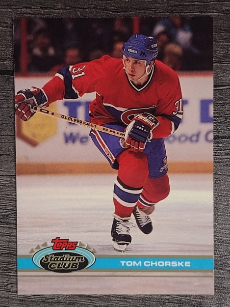 1991-92 Stadium Club #276 Tom Chorske