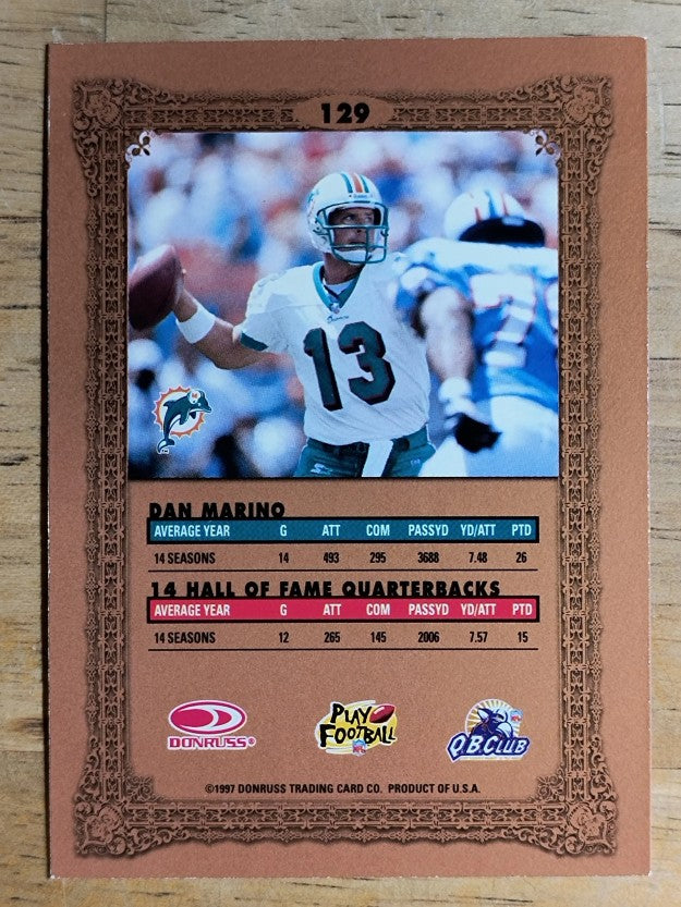1997 Donruss Preferred #129 Dan Marino NT B