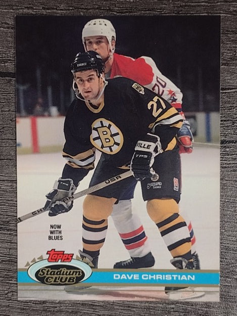 1991-92 Stadium Club #95 Dave Christian