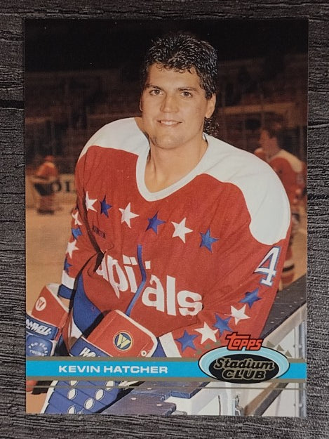 1991-92 Stadium Club #140 Kevin Hatcher