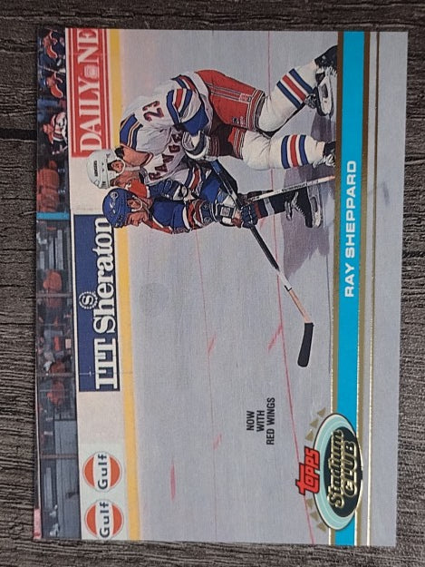 1991-92 Stadium Club #381 Ray Sheppard