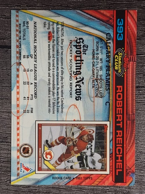 1991-92 Stadium Club #393 Robert Reichel