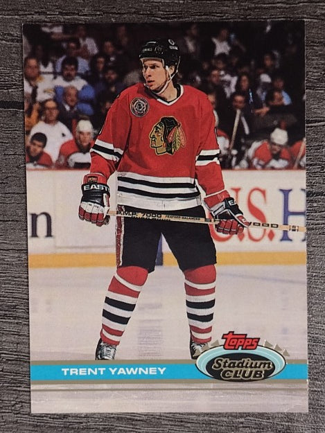 1991-92 Stadium Club #205 Trent Yawney