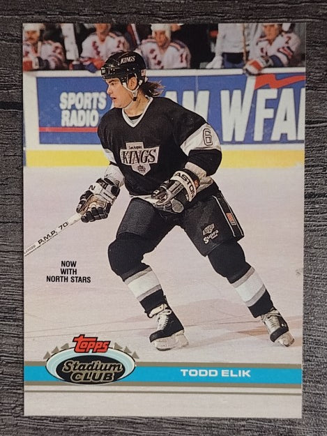 1991-92 Stadium Club #310 Todd Elik