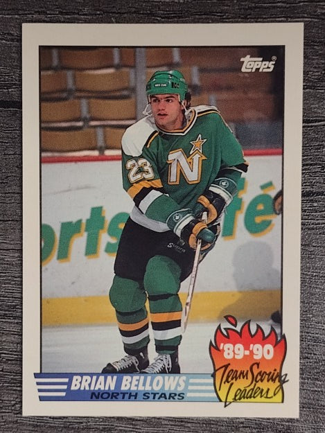 1990-91 Topps Team Scoring Leaders #15 Brian Bellows