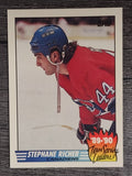 1990-91 Topps Team Scoring Leaders #4 Stephane Richer
