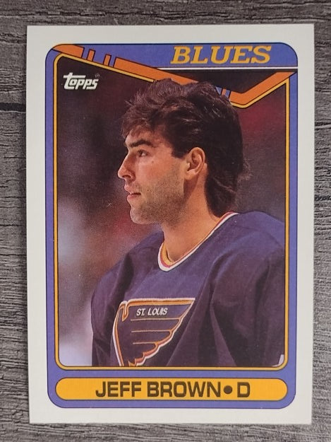 1990-91 Topps #295 Jeff Brown