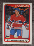 1990-91 Topps #159 Sylvain Lefebvre RC
