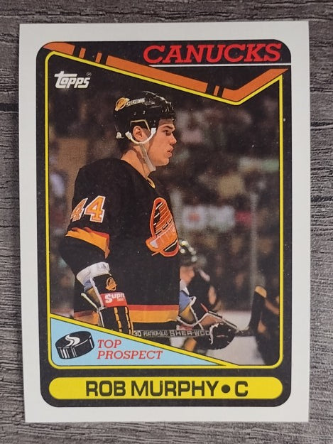 1990-91 Topps #37 Rob Murphy RC