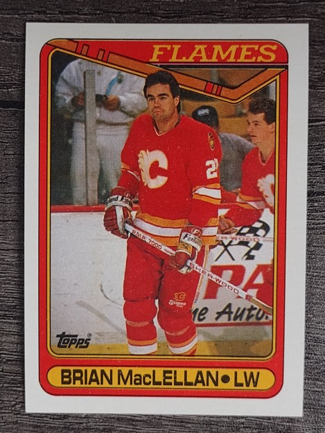 1990-91 Topps #286 Brian MacLellan