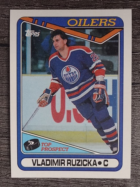1990-91 Topps #393 Vladimir Ruzicka RC