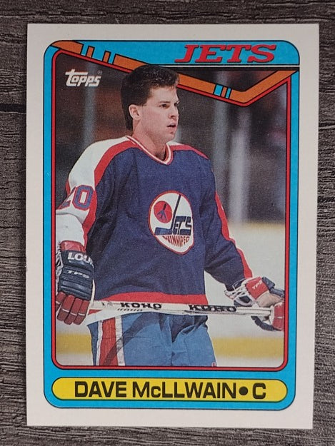 1990-91 Topps #299 Dave McLlwain