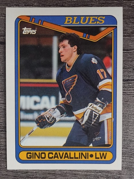 1990-91 Topps #36 Gino Cavallini