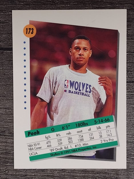 1991-92 SkyBox #173 Pooh Richardson