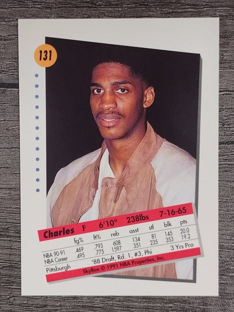 1991-92 SkyBox #131 Charles Smith