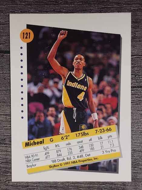 1991-92 SkyBox #121 Micheal Williams