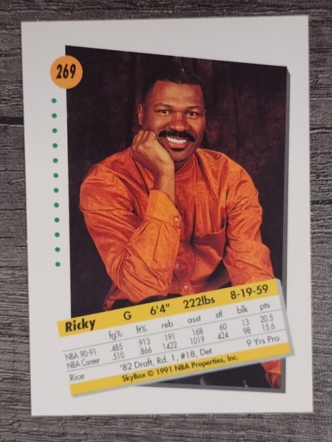 1991-92 SkyBox #269 Ricky Pierce