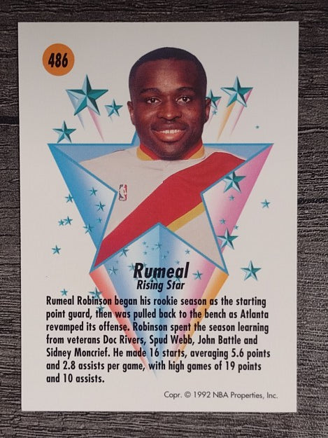 1991-92 SkyBox #486 Rumeal Robinson RS