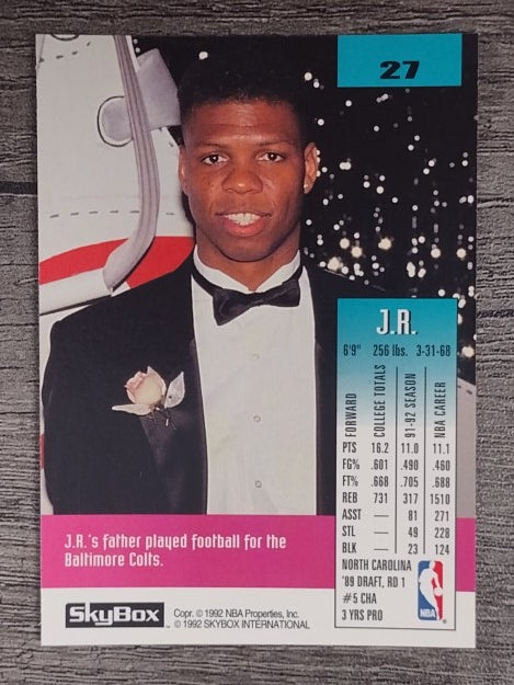 1992-93 SkyBox #27 J.R. Reid