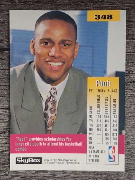 1992-93 SkyBox #348 Pooh Richardson