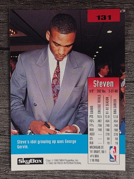 1992-93 SkyBox #131 Steve Smith