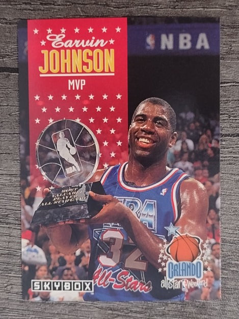 1992-93 SkyBox #310 Magic Johnson AS MVP