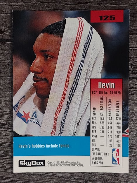 1992-93 SkyBox #125 Kevin Edwards