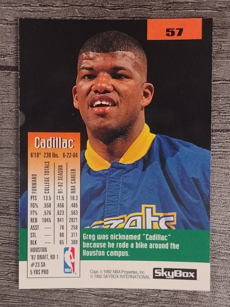 1992-93 SkyBox #57 Greg Anderson