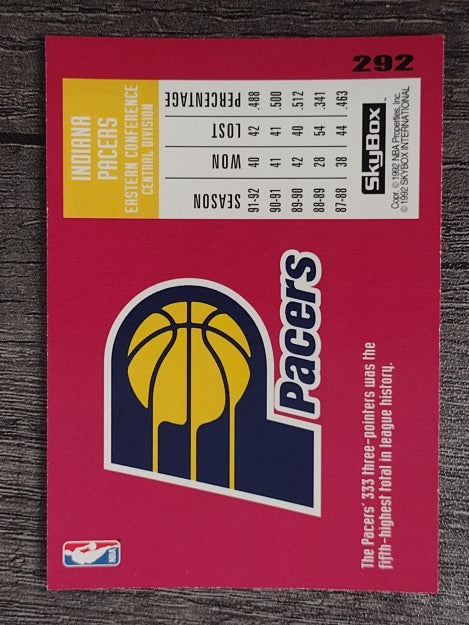 1992-93 SkyBox #292 Reggie Miller TT