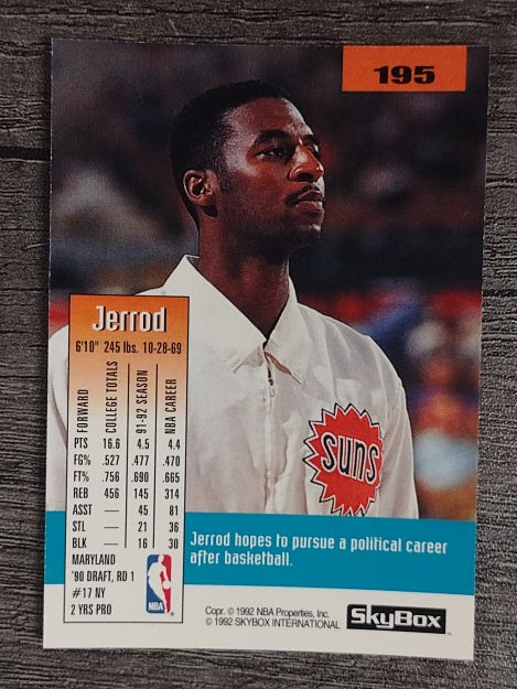 1992-93 SkyBox #195 Jerrod Mustaf