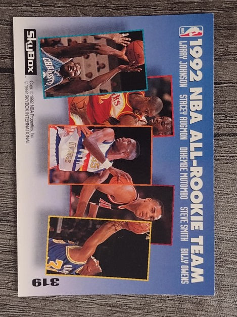 1992-93 SkyBox #319 Larry Johnson ART/Dikembe Mutombo