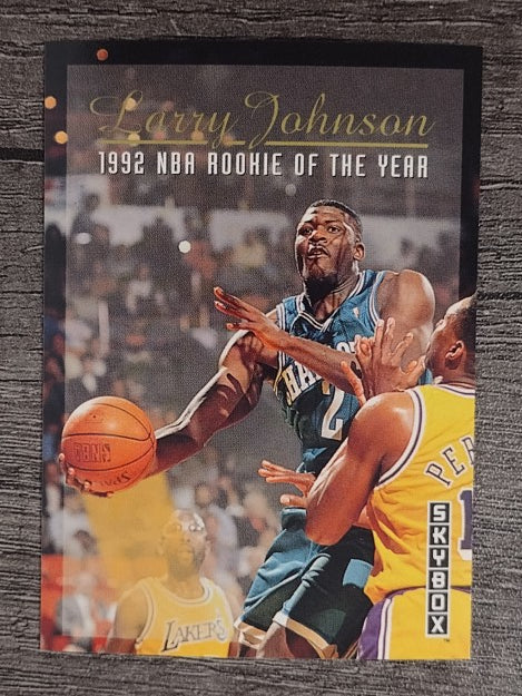 1992-93 SkyBox #319 Larry Johnson ART/Dikembe Mutombo