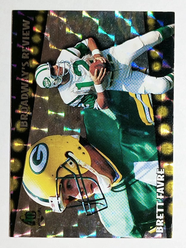 1996 Topps Broadway's Reviews #BR4 Brett Favre