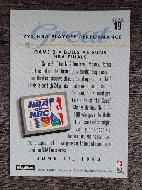 1993-94 SkyBox Premium #19 Horace Grant PO