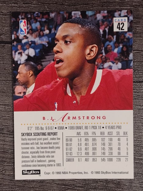 1993-94 SkyBox Premium #42 B.J. Armstrong
