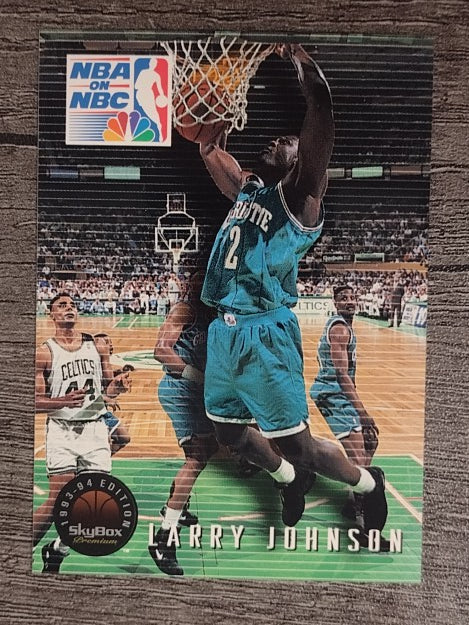 1993-94 SkyBox Premium #4 Larry Johnson PO