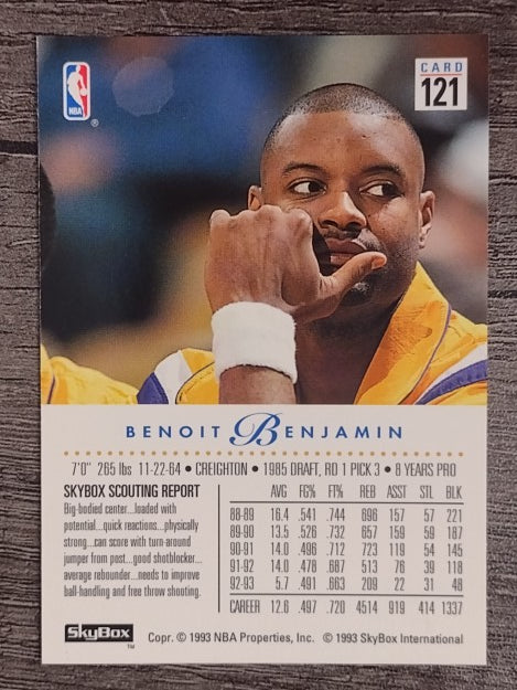 1993-94 SkyBox Premium #121 Benoit Benjamin