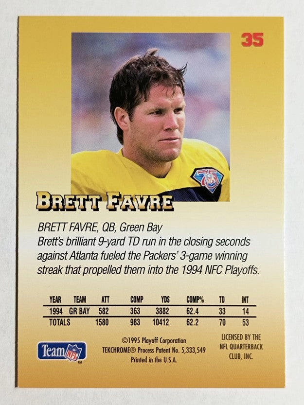 1995 Playoff Prime #35 Brett Favre