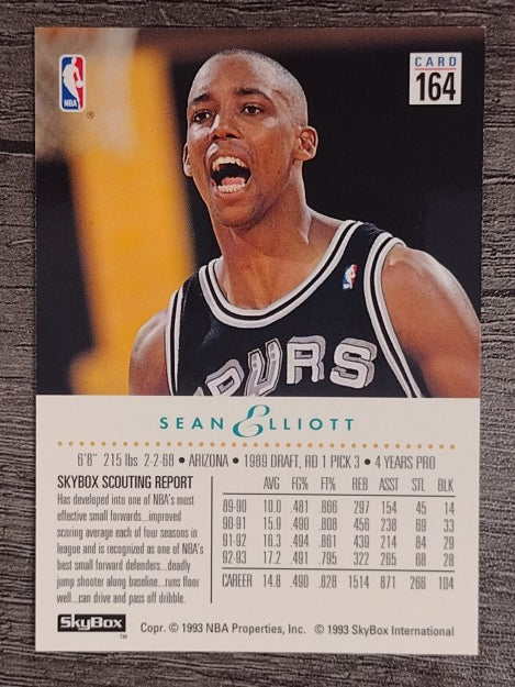 1993-94 SkyBox Premium #164 Sean Elliott